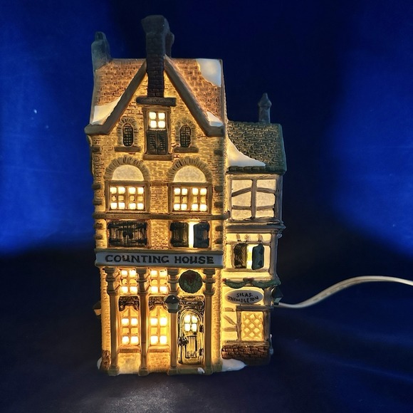 Department 56 Other - Dept 56 Silas Thimbleton Barrister 5902-1 Counting House Dickens Village Series